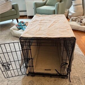 Jax & Bones Light Gray Crate Cover